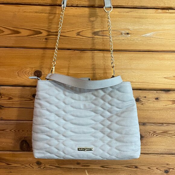 Betsey Johnson gray work tote shoulder Bag - Picture 8 of 12